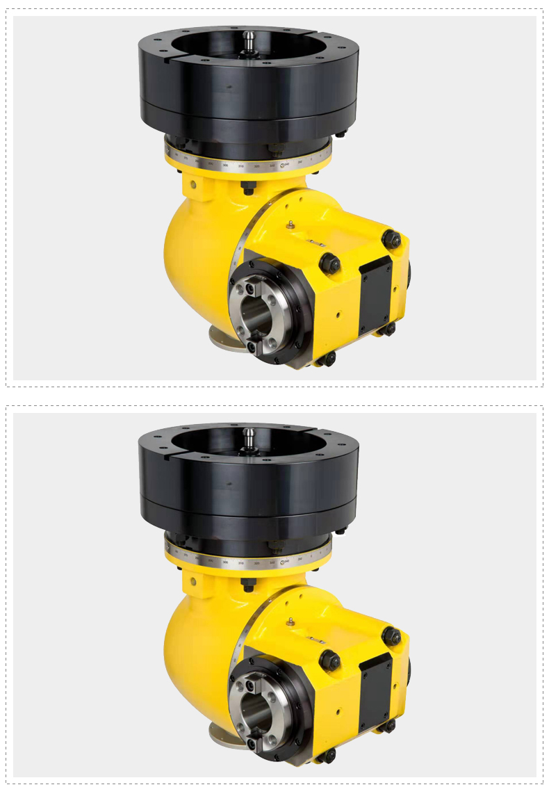 半自動萬向銑頭