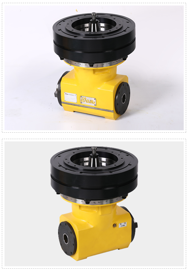 手動(dòng)直角銑頭帶齒盤